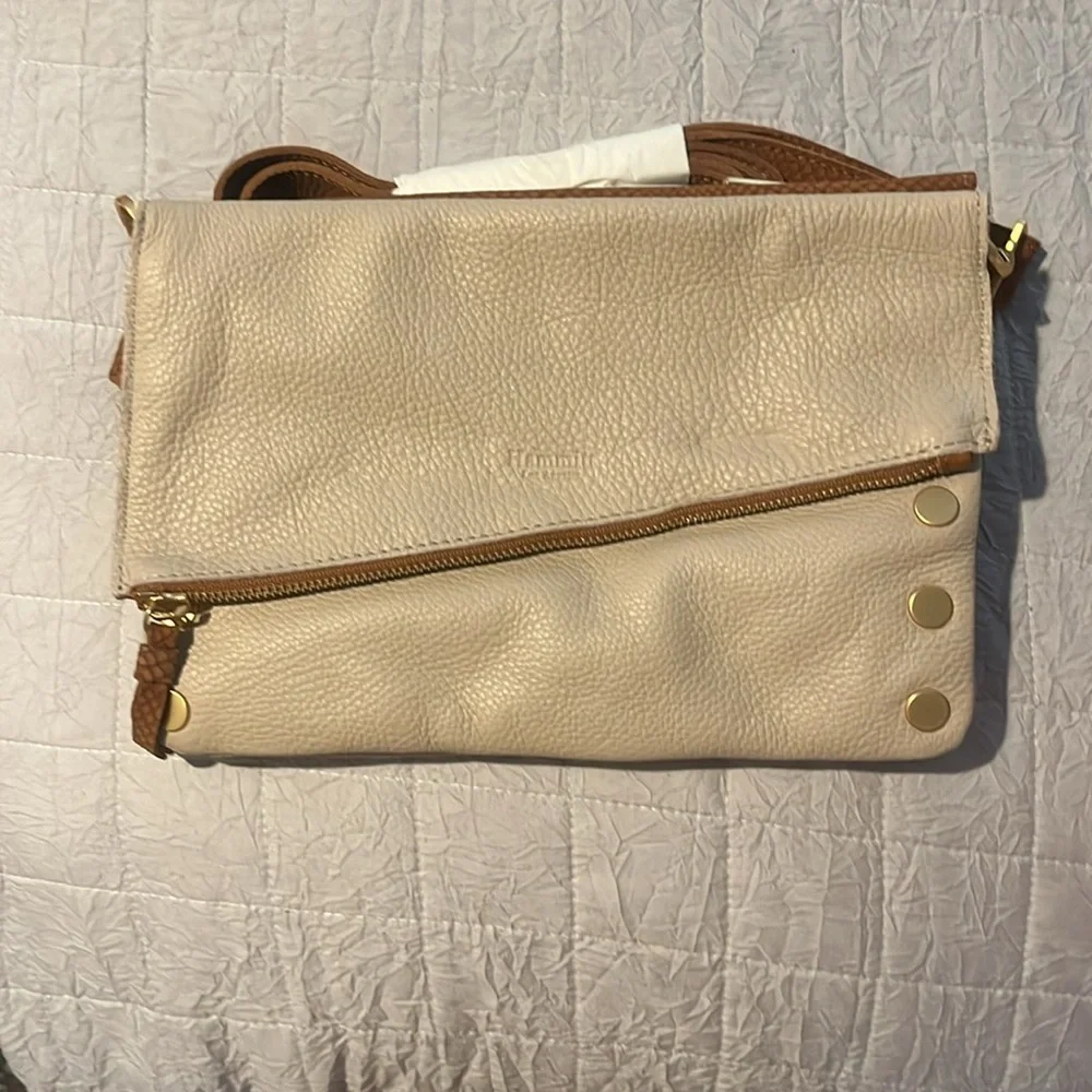 Hammit mixed media cross body bag / clutch combination - Picture 6 of 7
